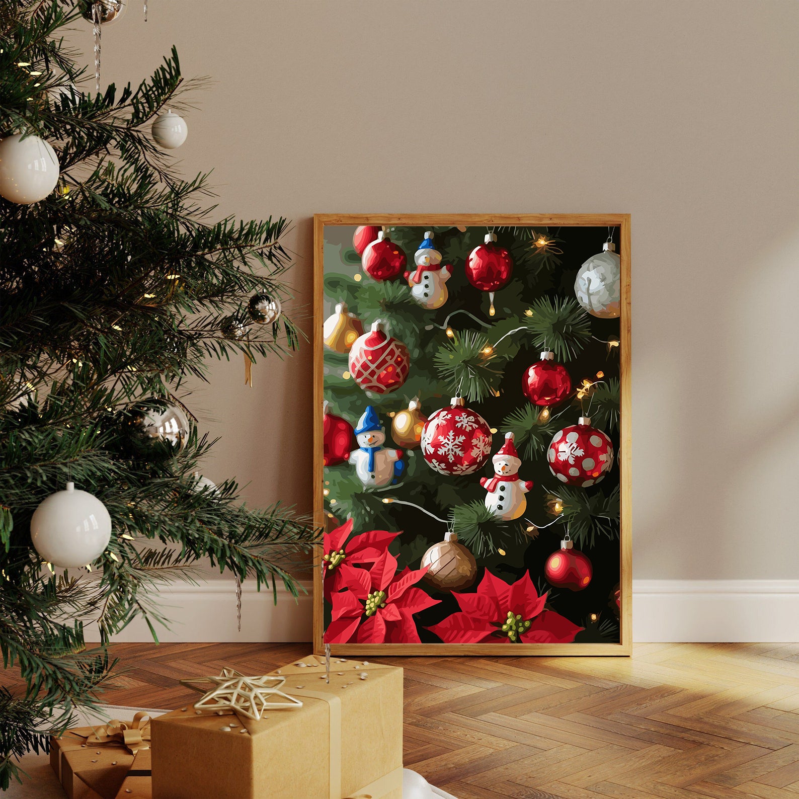 Set Pictură pe numere – Jucării De Crăciun 6218