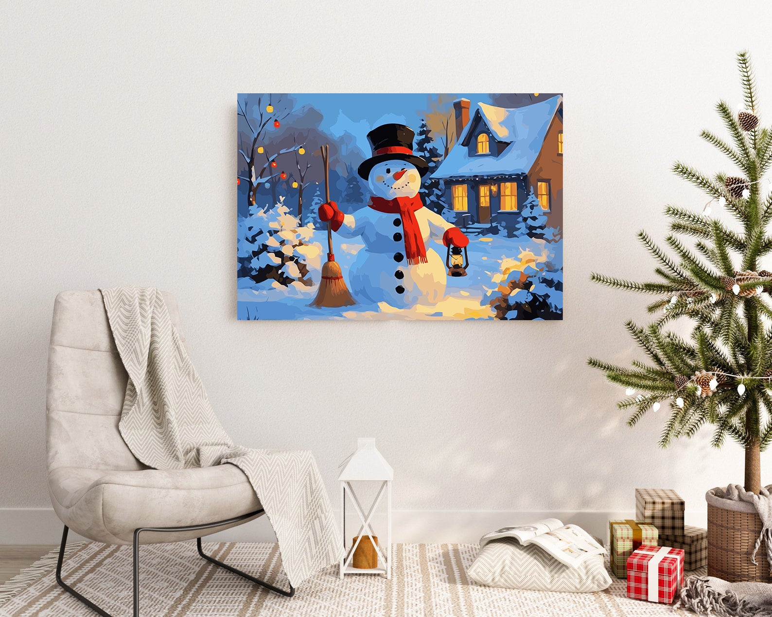 Set Pictură pe numere – Om De Zăpadă 6221