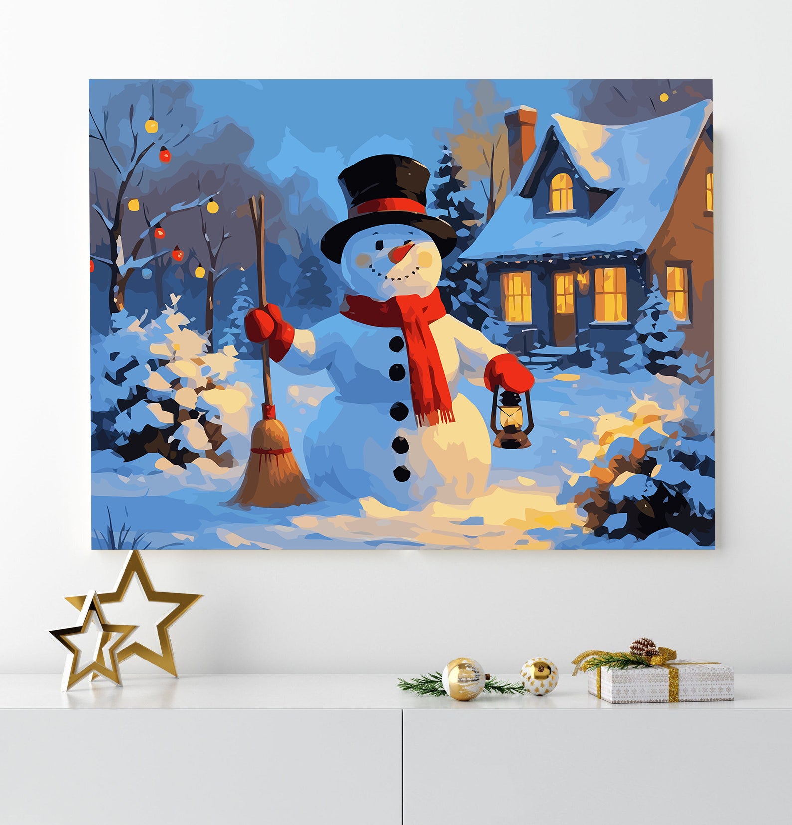 Set Pictură pe numere – Om De Zăpadă 6221