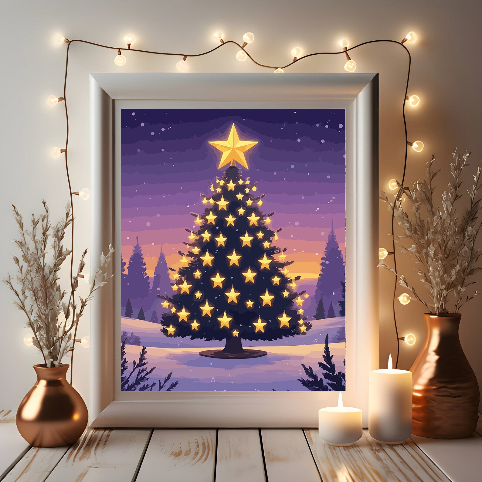 Set Pictură pe numere – Brad De Crăciun 6222