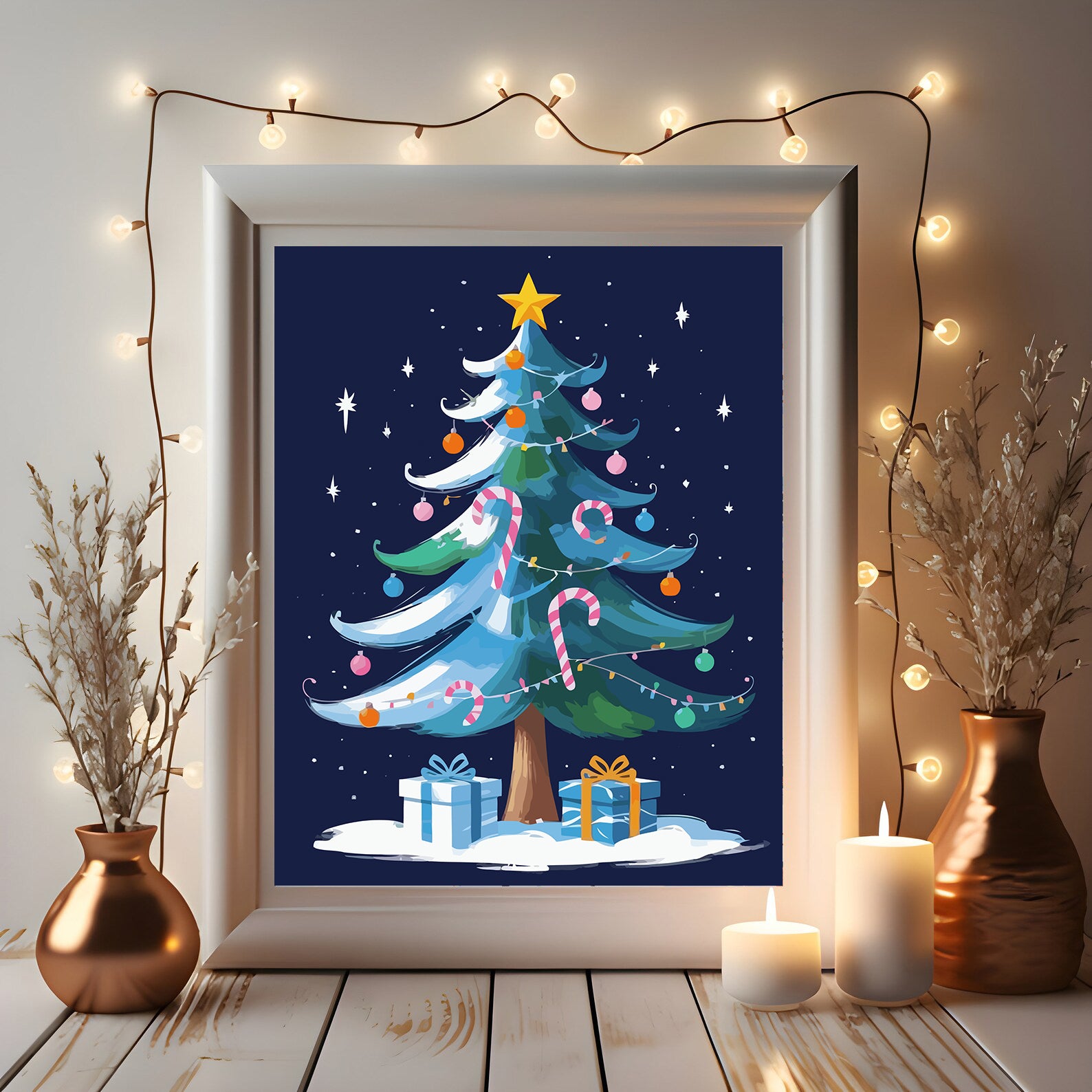 Set Pictură pe numere – Brad De Crăciun 6224