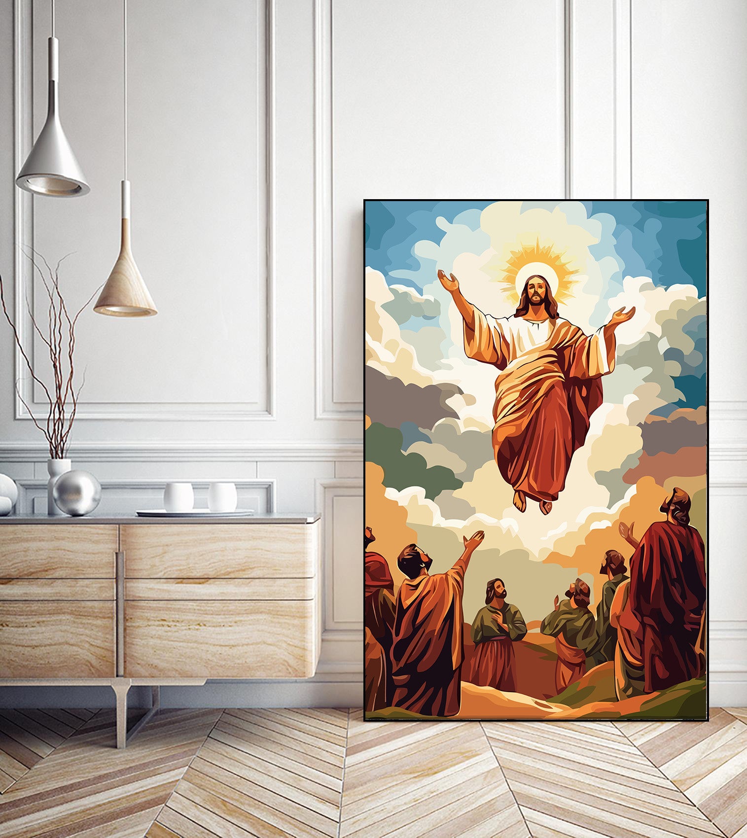 Set Pictură pe numere – Înălțarea Lui Isus Hristos 6244