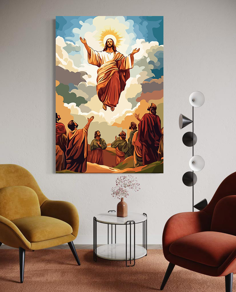 Set Pictură pe numere – Înălțarea Lui Isus Hristos 6244