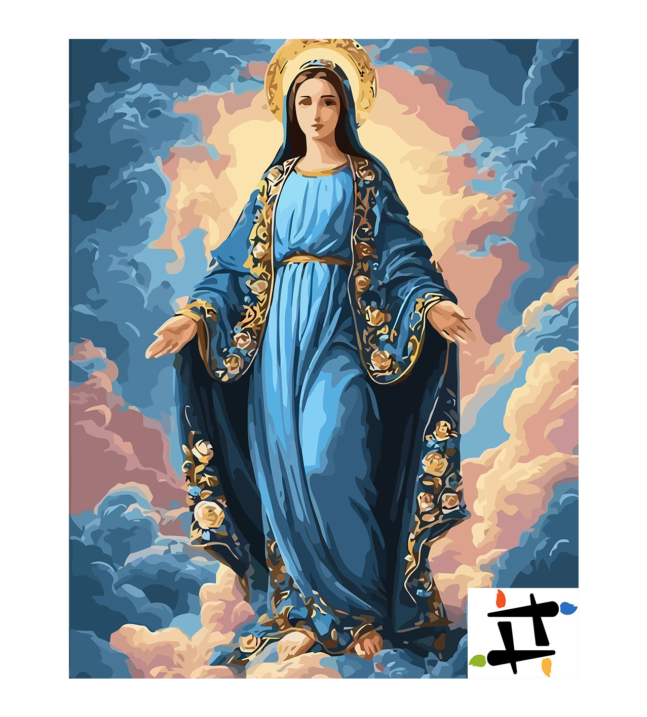 Set Pictură pe numere – Adormirea Măicii Domnului 6254