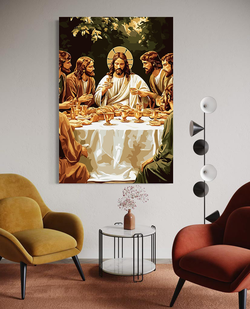 Set Pictură pe numere – Cina Domnului 6264