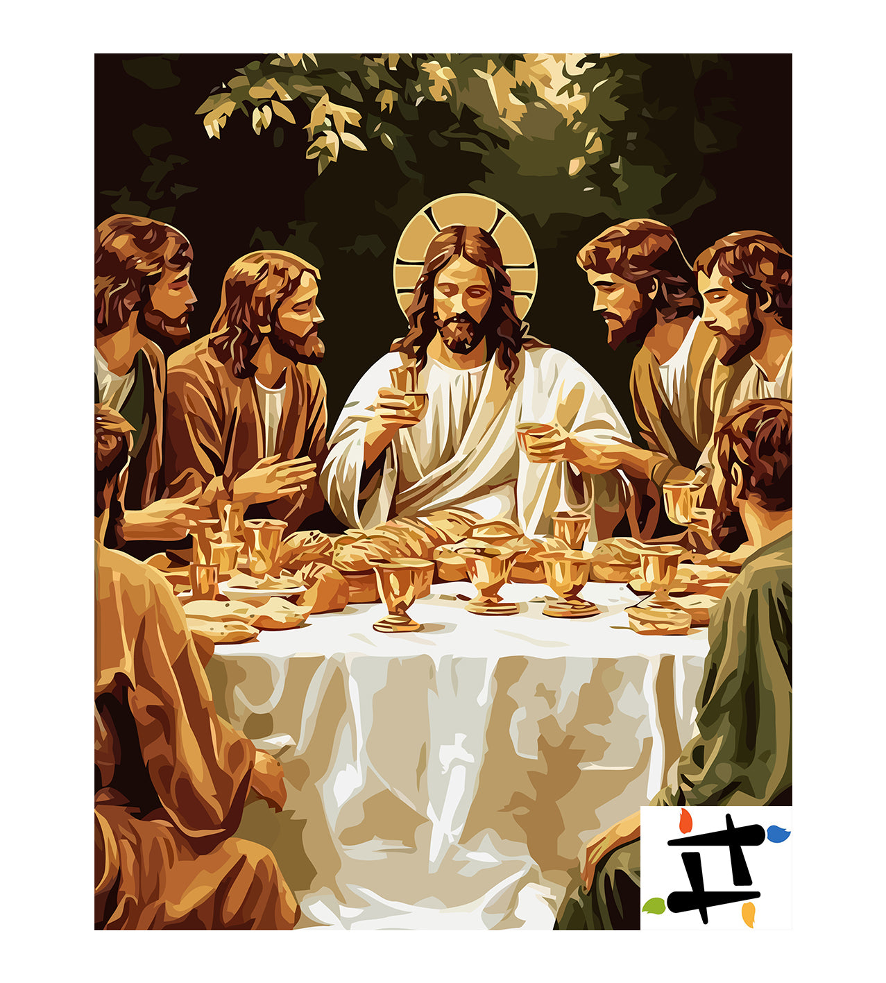 Set Pictură pe numere – Cina Domnului 6264