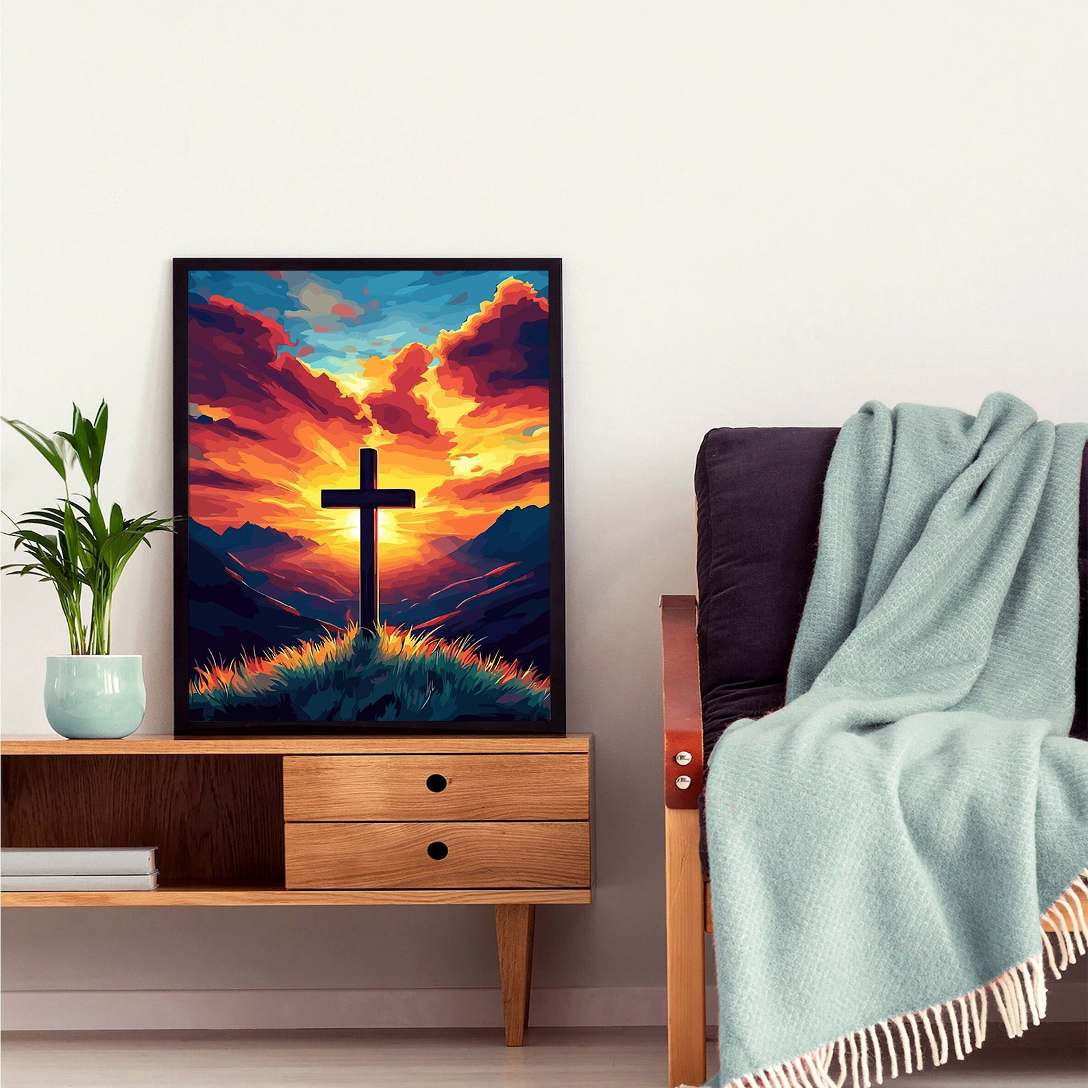 Set Pictură pe numere – Cruce Creștină 6275