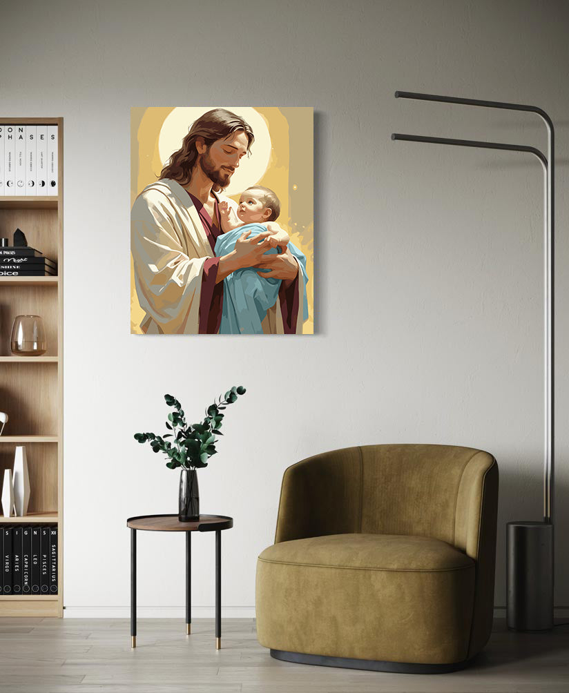 Set Pictură pe numere – Puritatea Copilului 6293