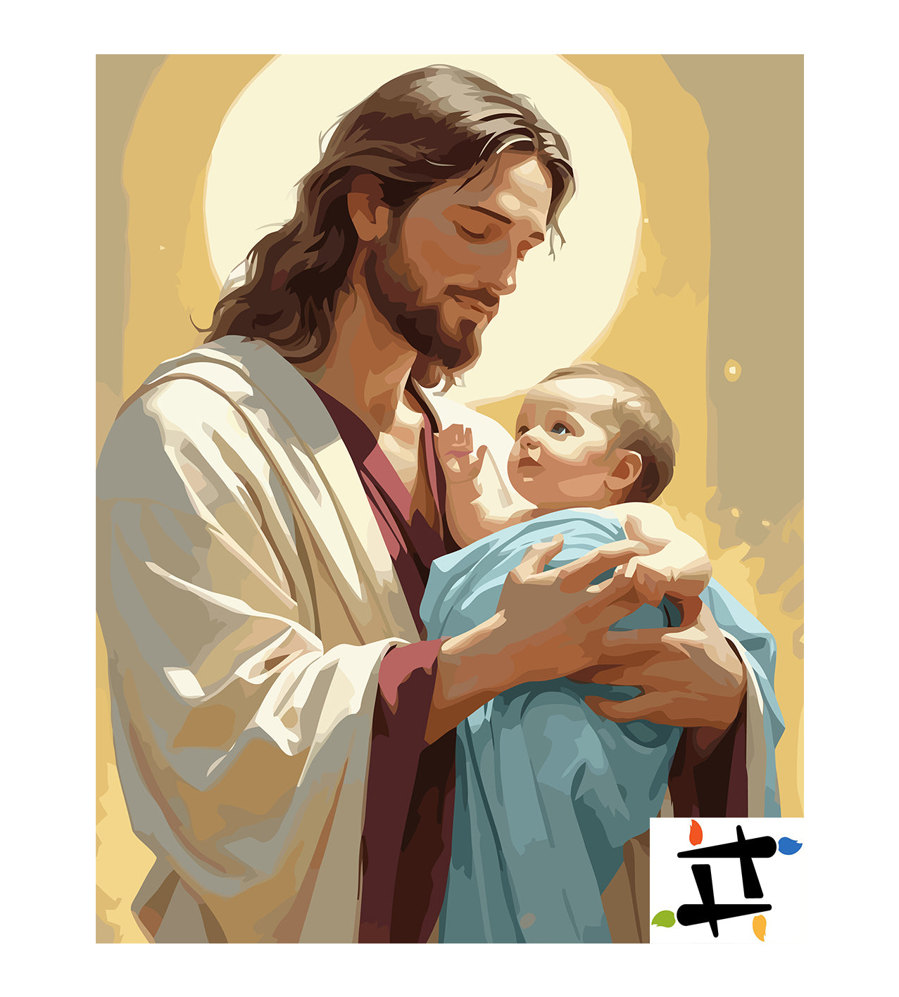 Set Pictură pe numere – Puritatea Copilului 6293