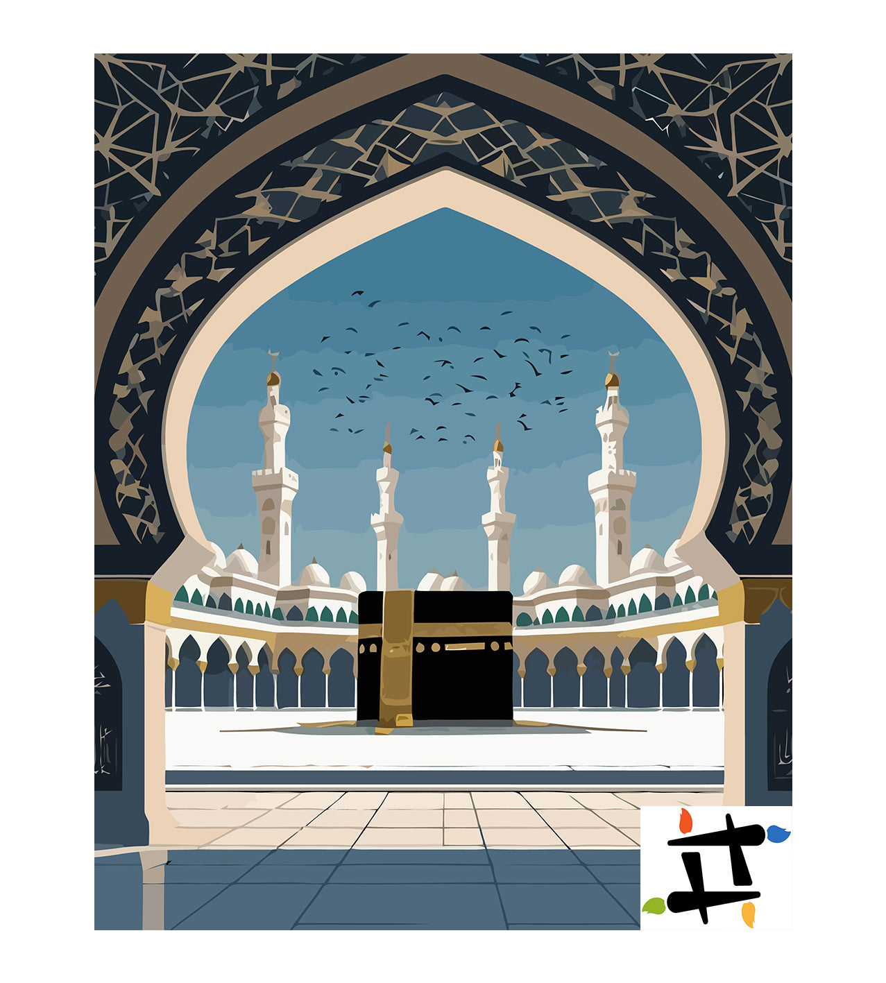 Set Pictură pe numere – Kaaba La Masjid Al Haram 6302