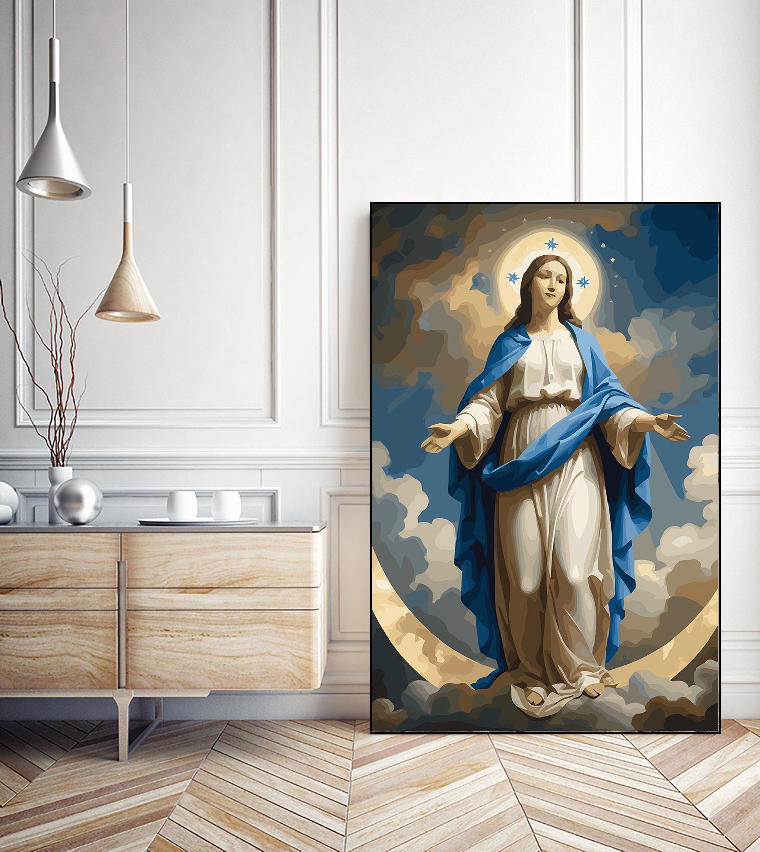 Set Pictură pe numere – Fecioara Maria 6307