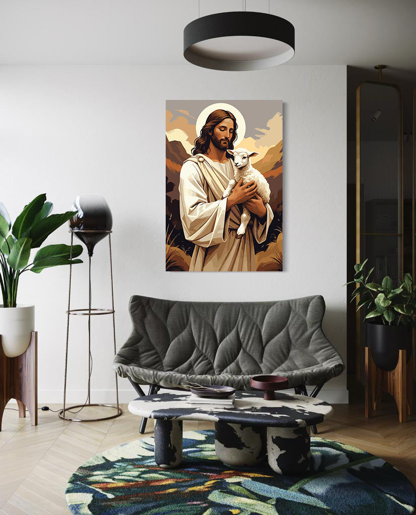 Set Pictură pe numere – Bunul Pastor 6311