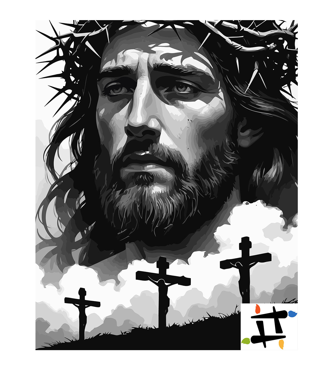 Set Pictură pe numere – Coroana De Spini 6317