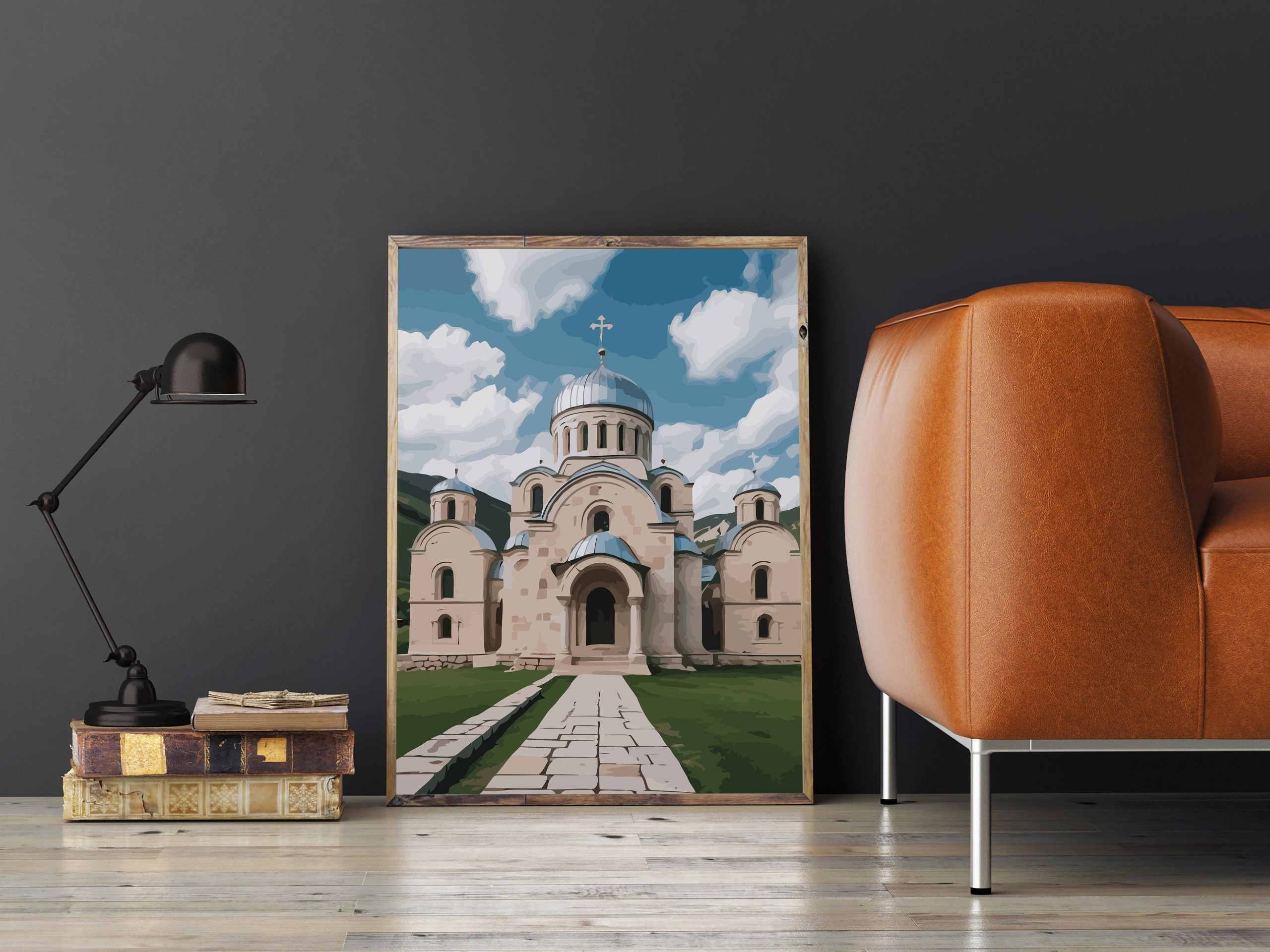 Set Pictură pe numere – Mănăstirea Gradač 6321