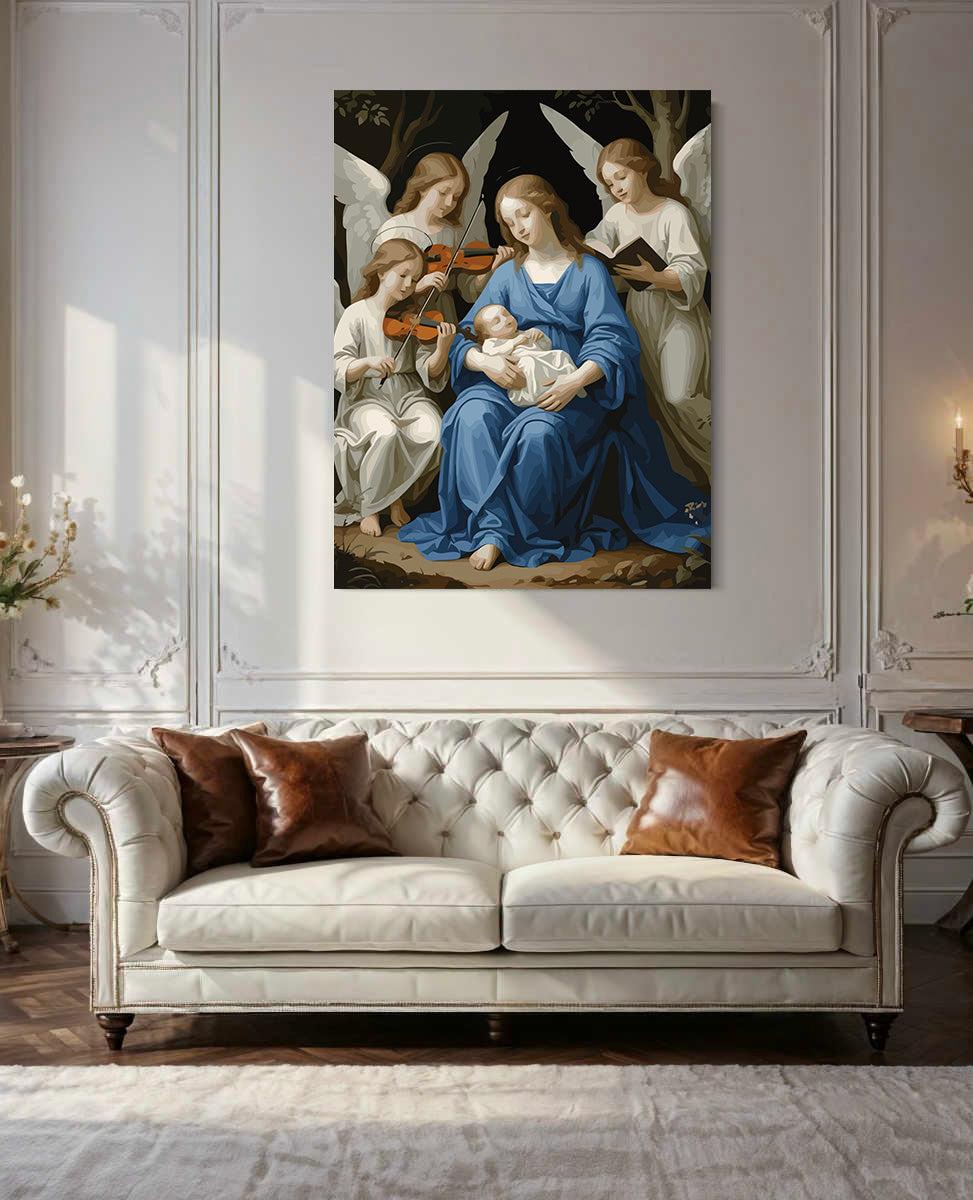 Set Pictură pe numere – Maica Domnului Cu Pruncul 6332