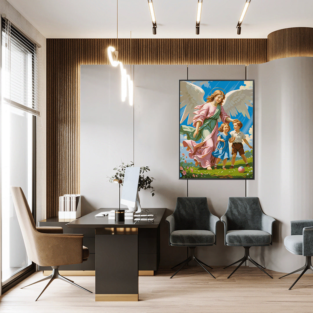 Set Pictură pe numere – Îngerul Păzitor 6335