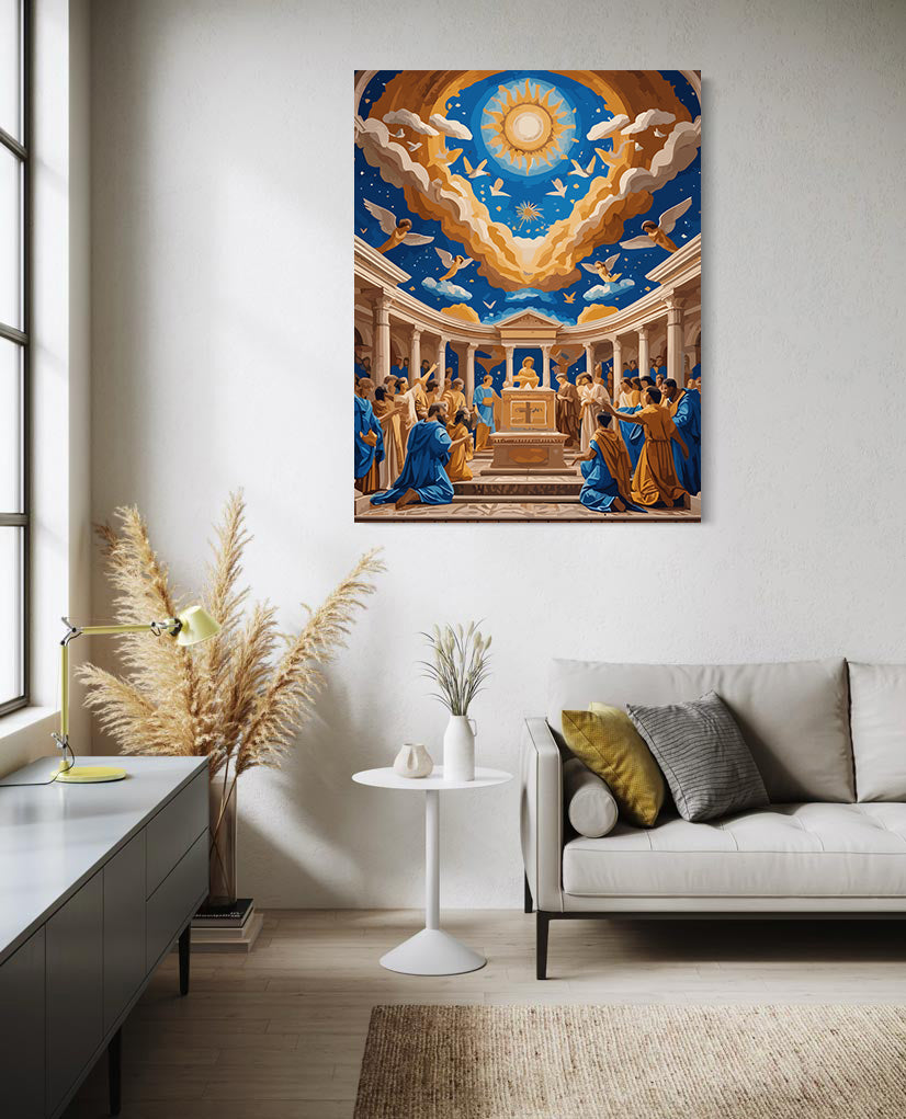 Set Pictură pe numere – Adunarea Divină 6340