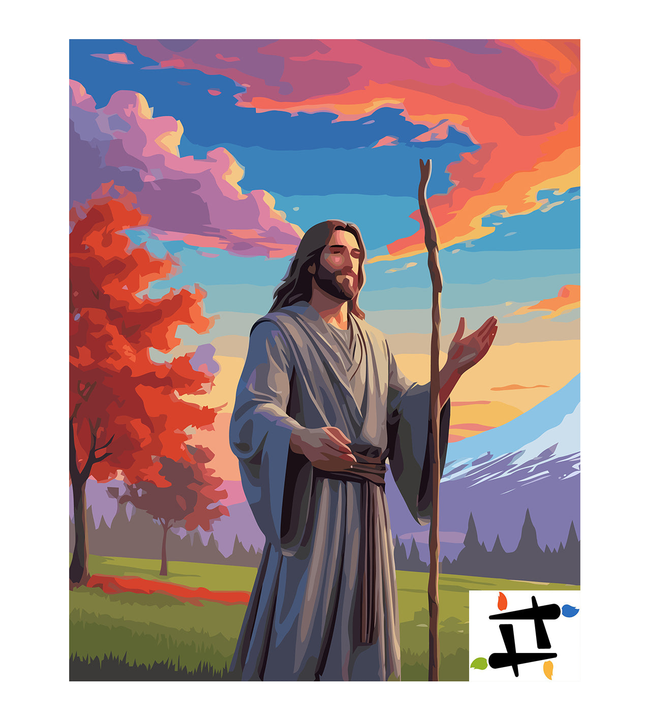 Set Pictură pe numere – Iisus Hristos 6348