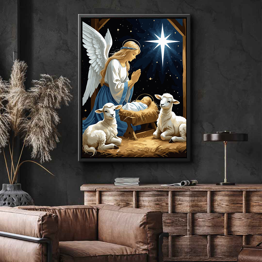 Set Pictură pe numere – Nașterea Domnului 6352