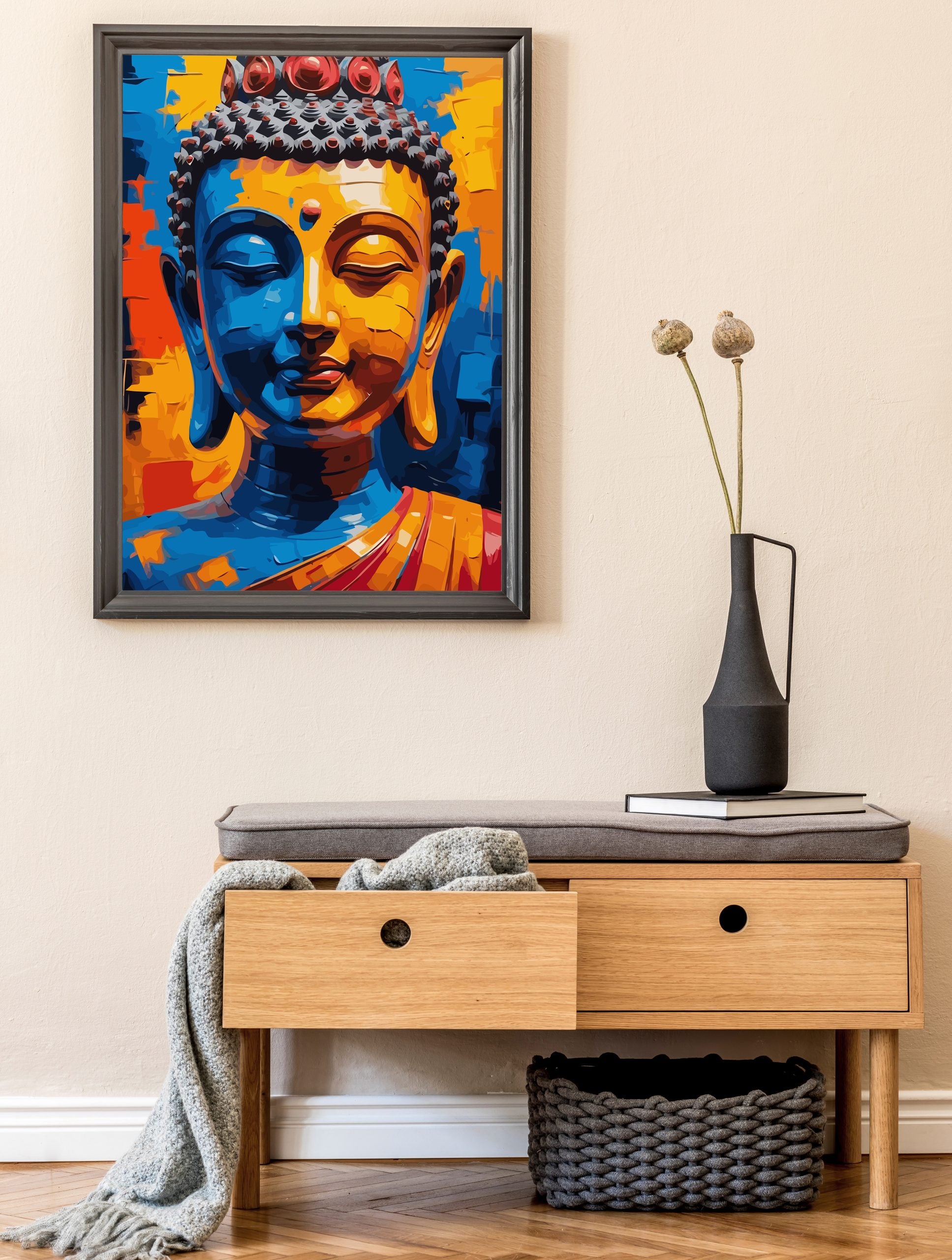 Set Pictură pe numere – Gautama Buddha 6367