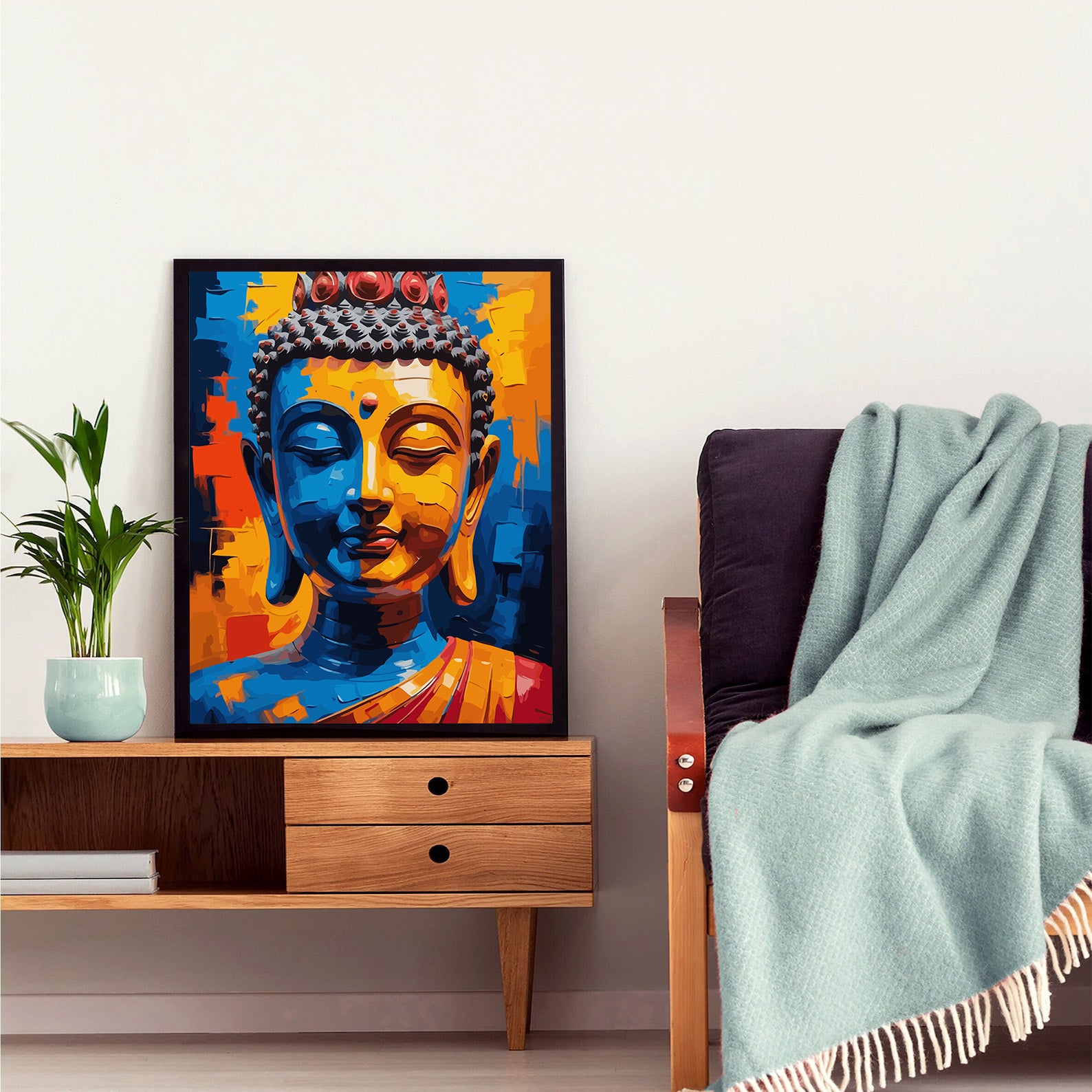 Set Pictură pe numere – Gautama Buddha 6367