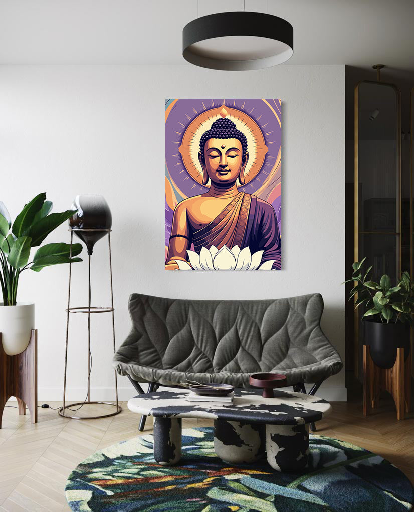Set Pictură pe numere – Gautama Buddha 6376