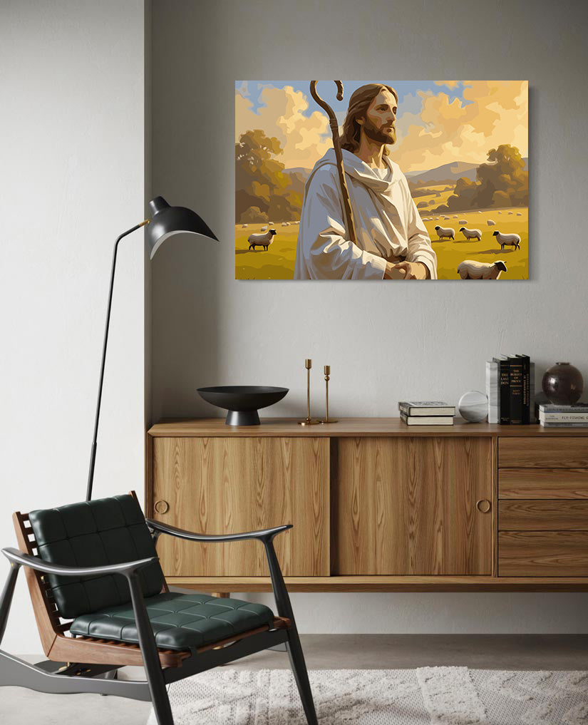 Set Pictură pe numere – Păstorul Cel Bun 6381