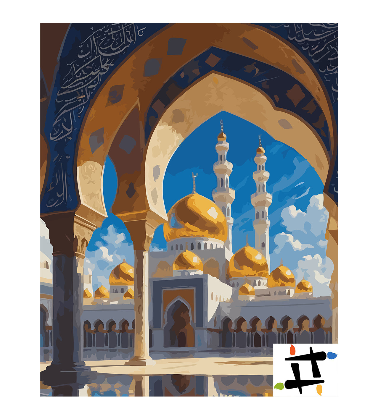 Set Pictură pe numere – Moscheea Sheikh Zayed 6382