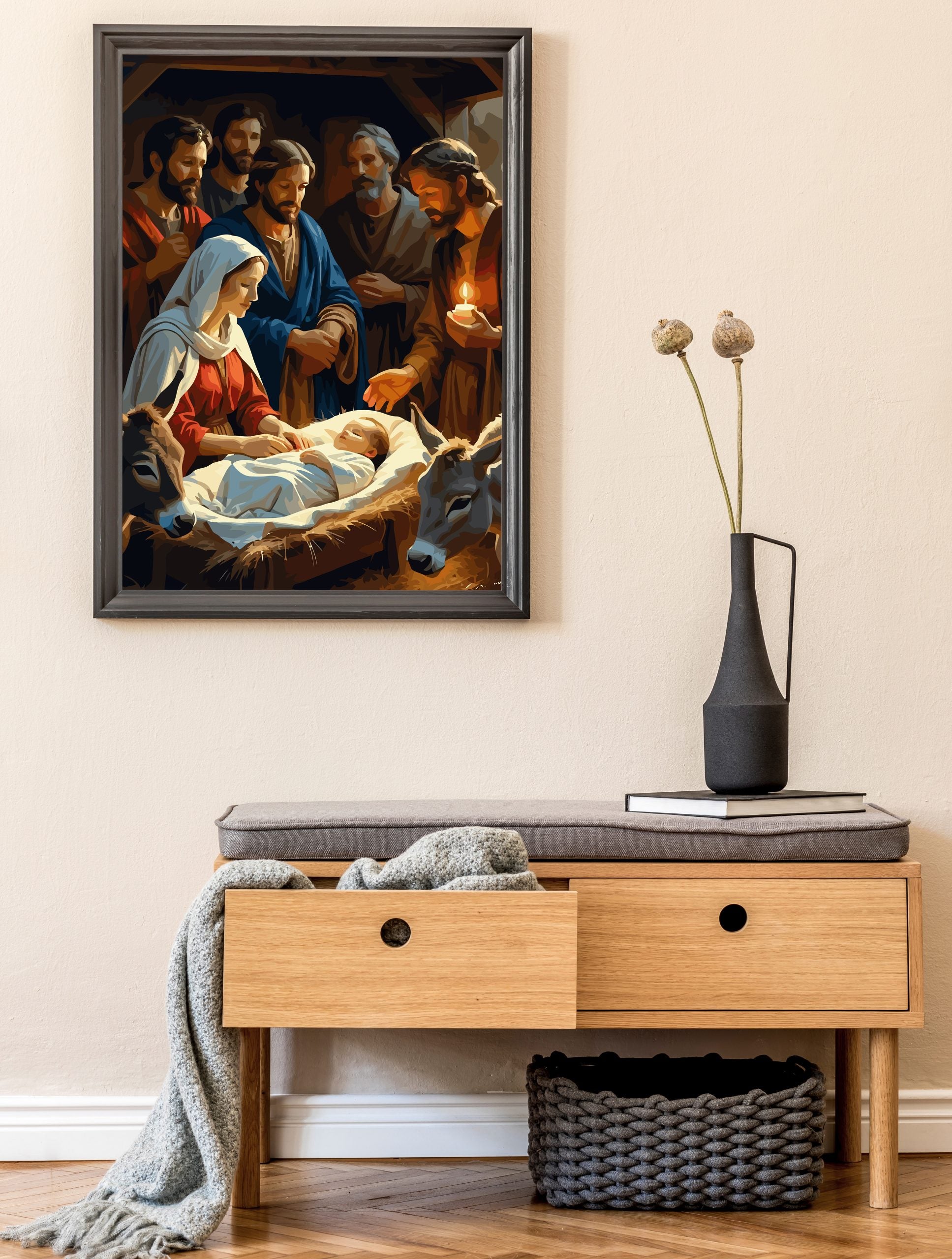 Set Pictură pe numere – Nașterea Domnului 6392