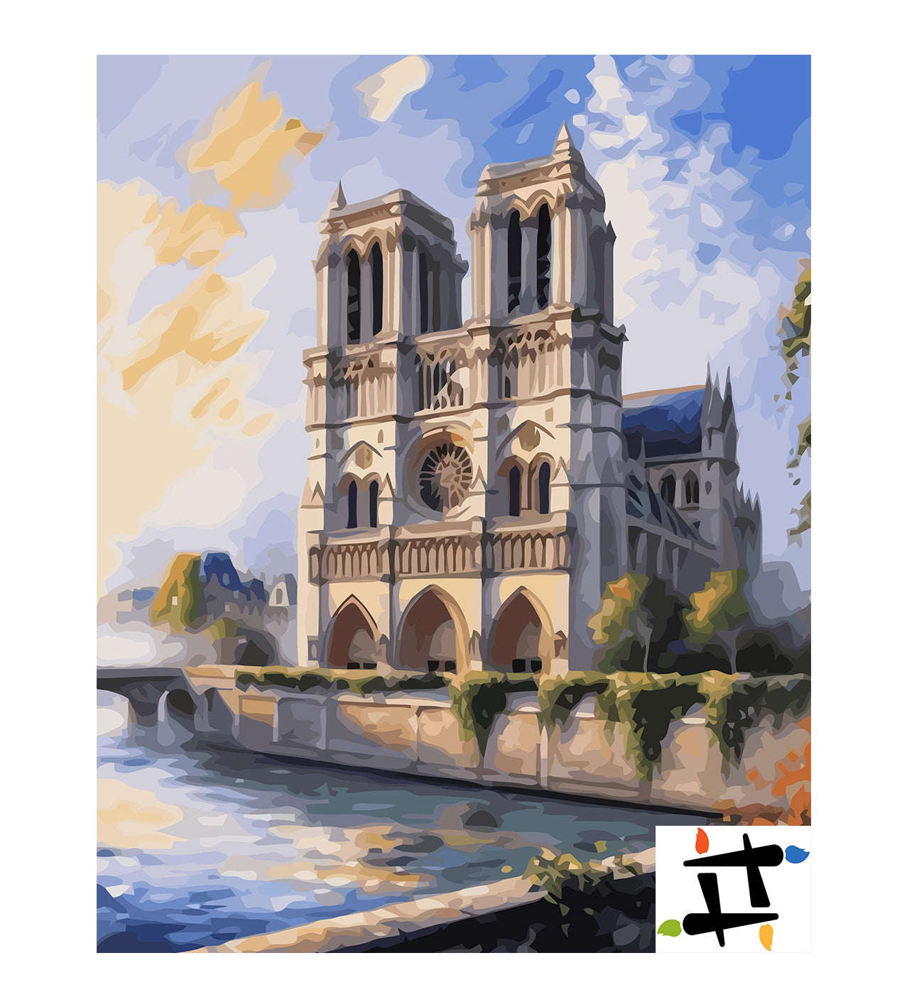 Set Pictură pe numere – Catedrala Notre Dame 6400