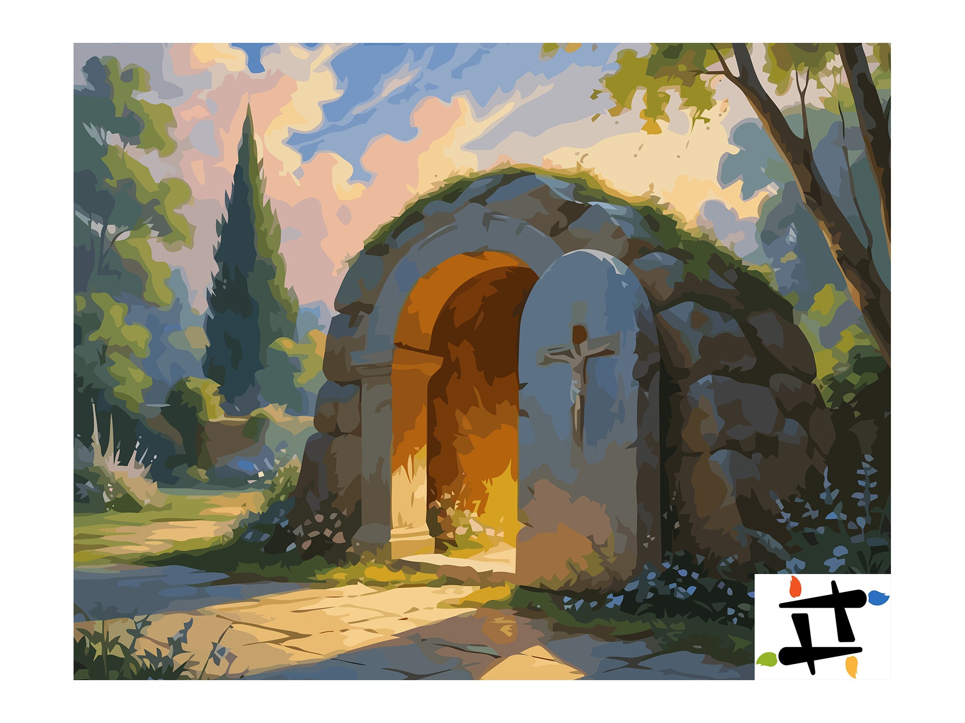 Set Pictură pe numere – Învierea Domnului 6417