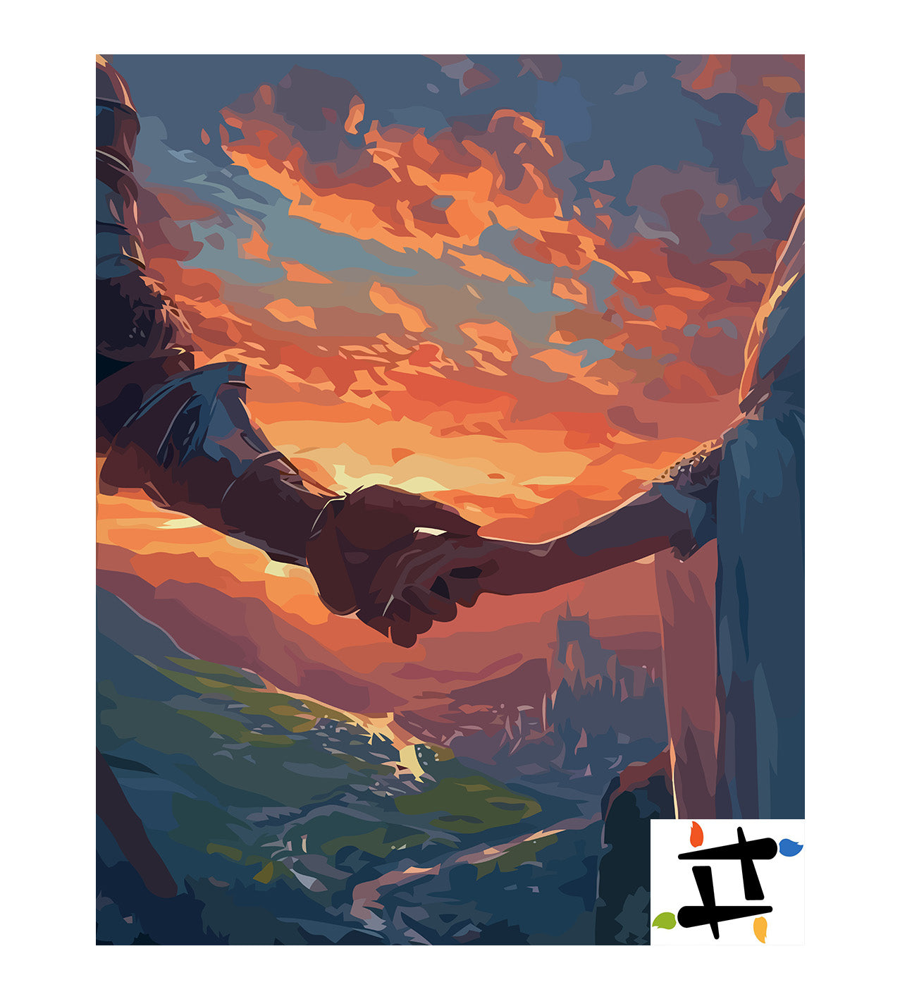 Set Pictură pe numere – Limbajul Îndrăgostiților 6427