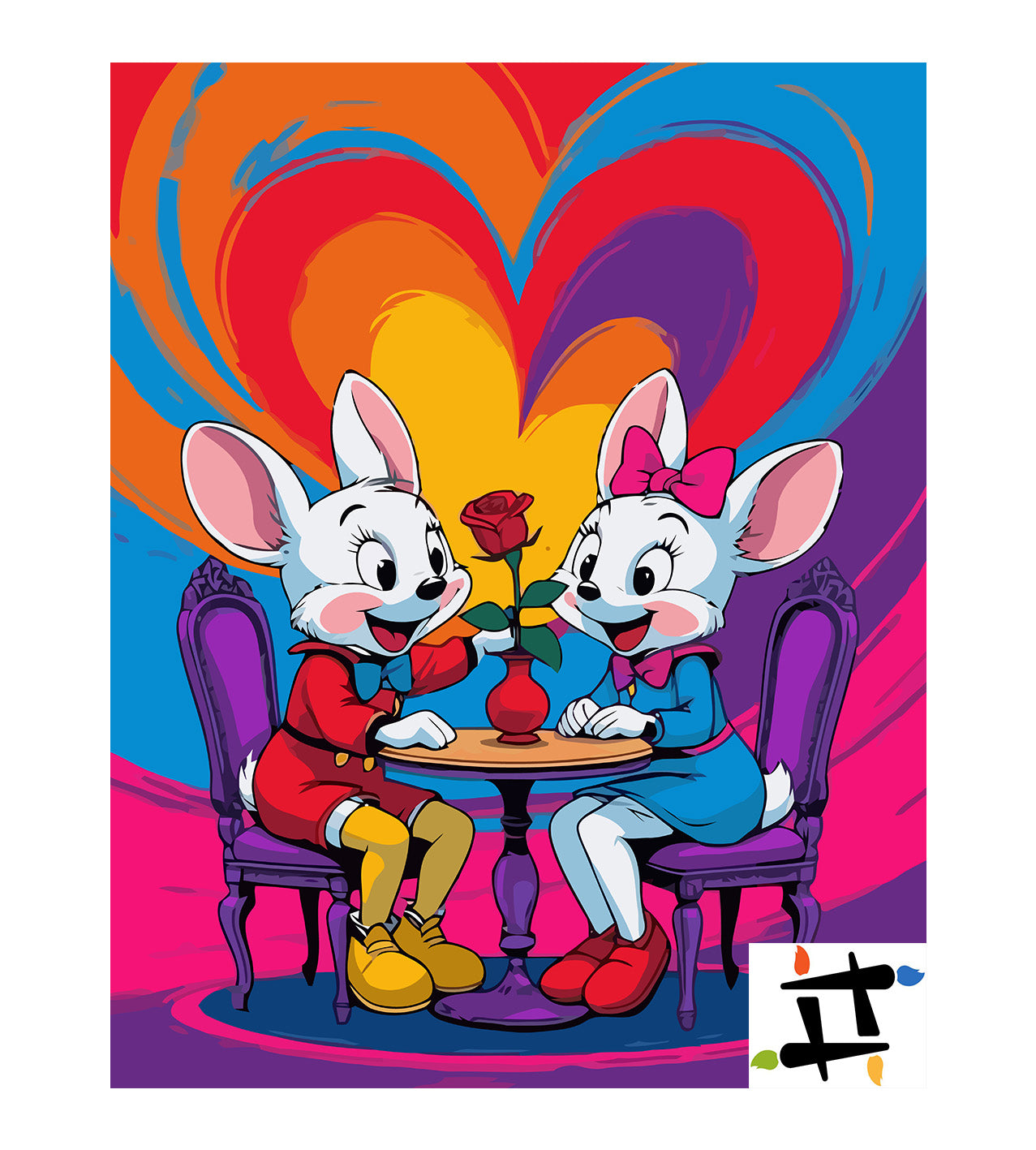 Set Pictură pe numere – Cină Romantică 6447