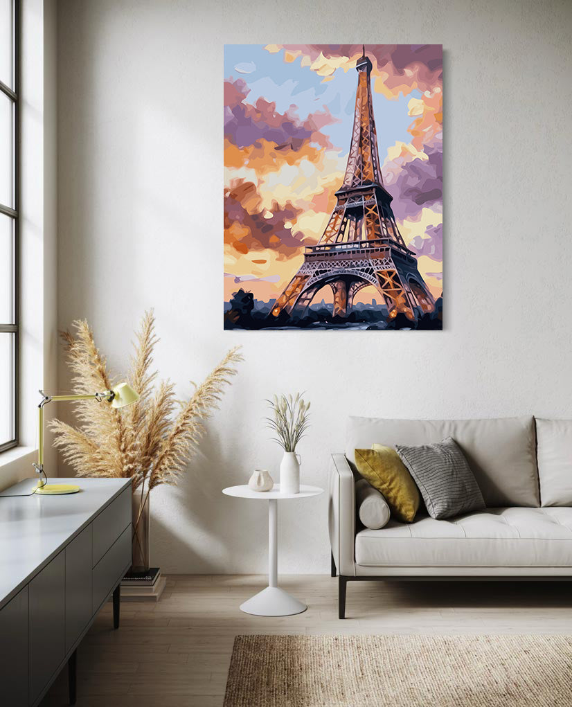 Set Pictură pe numere – Turnul Eiffel 6454