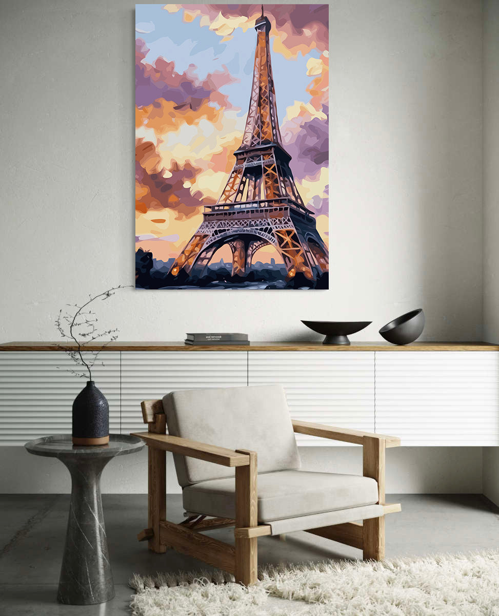 Set Pictură pe numere – Turnul Eiffel 6454