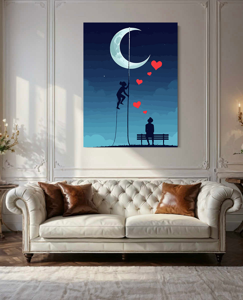 Set Pictură pe numere – Până La Lună Și Înapoi 6459