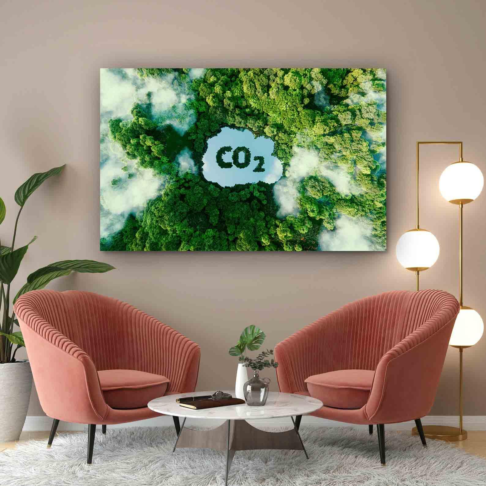 Leinwandgemälde - CO2