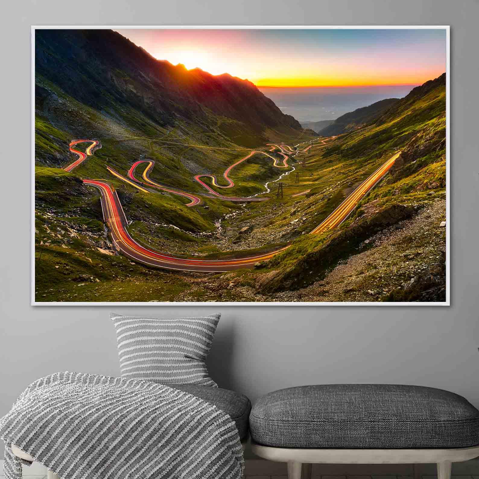 Leinwandgemälde - Transfagarasan