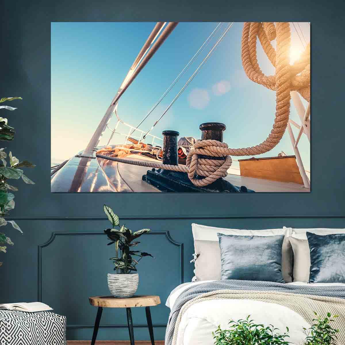 Leinwandbild - Seil