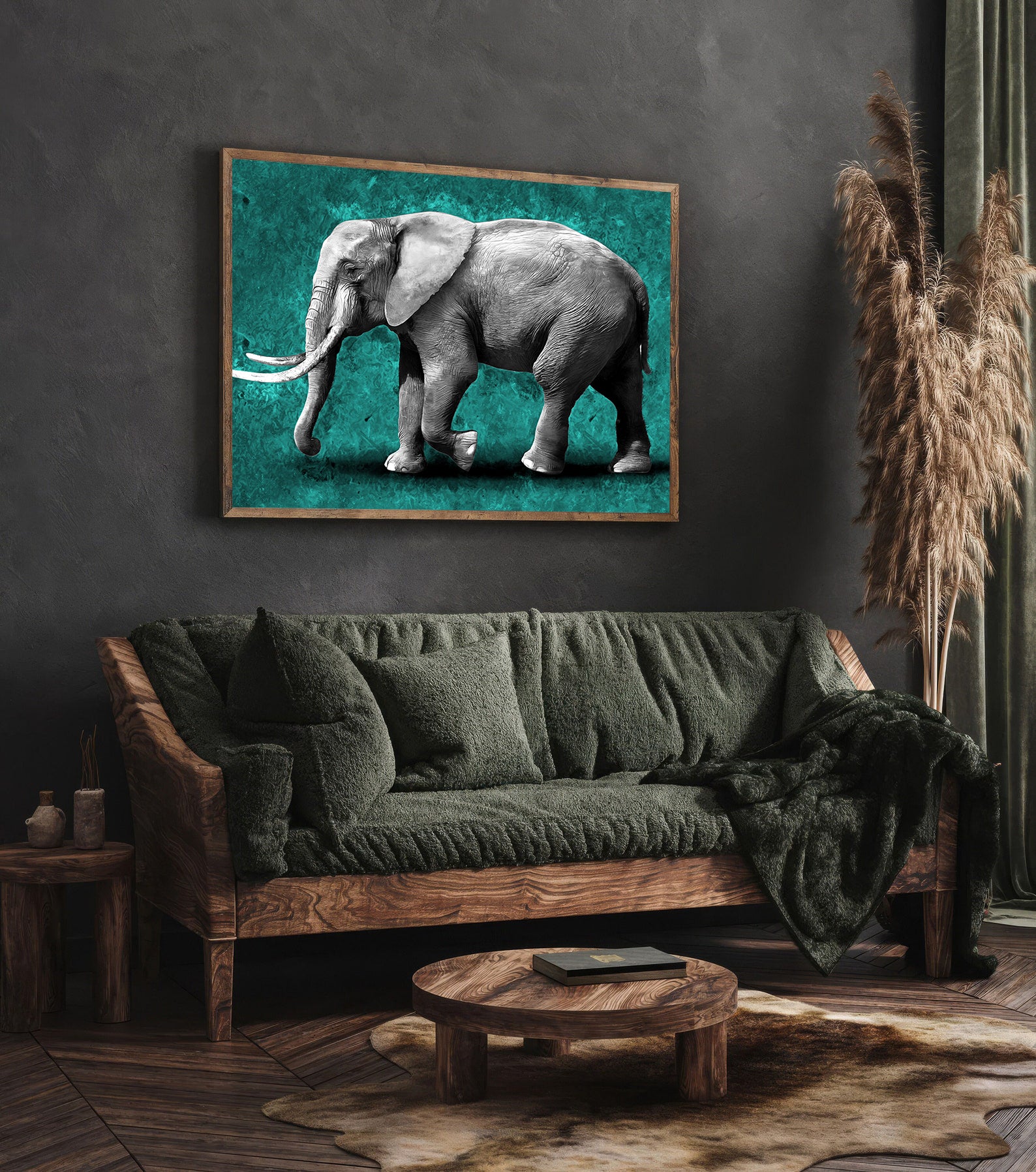 Leinwandbild - Elefant