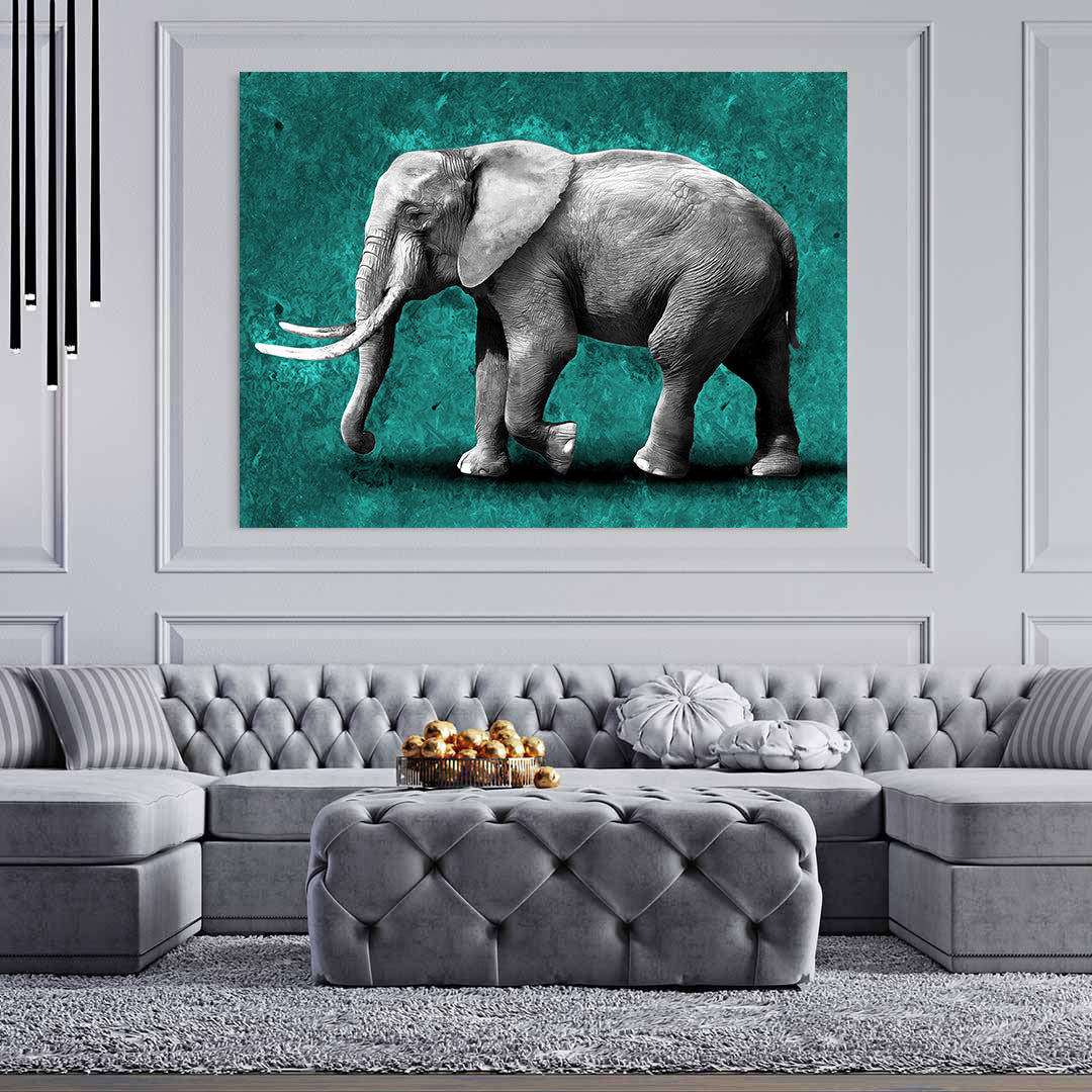 Leinwandbild - Elefant