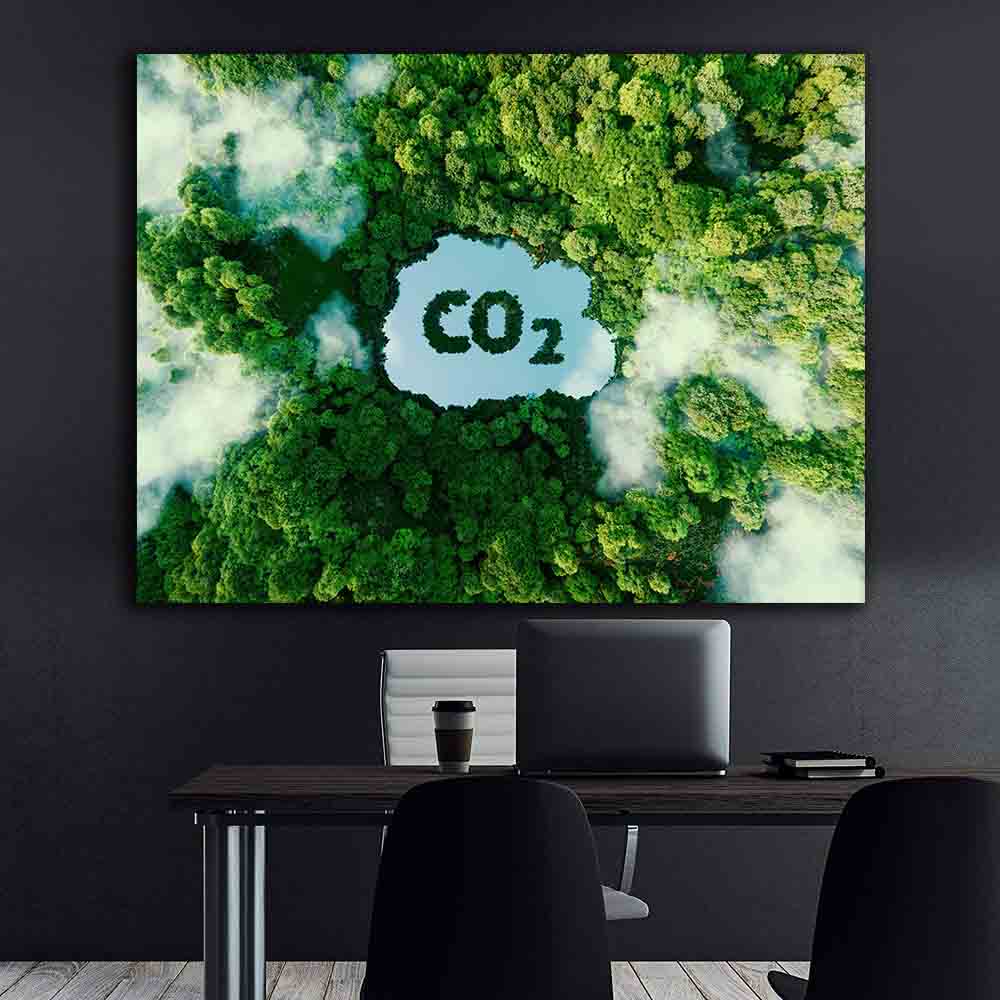Leinwandgemälde - CO2