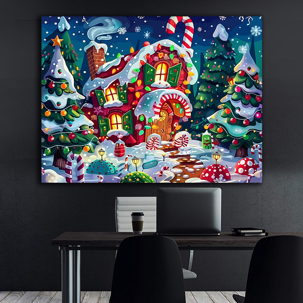 Set Pictură pe numere – Atmosferă De Crăciun 6125