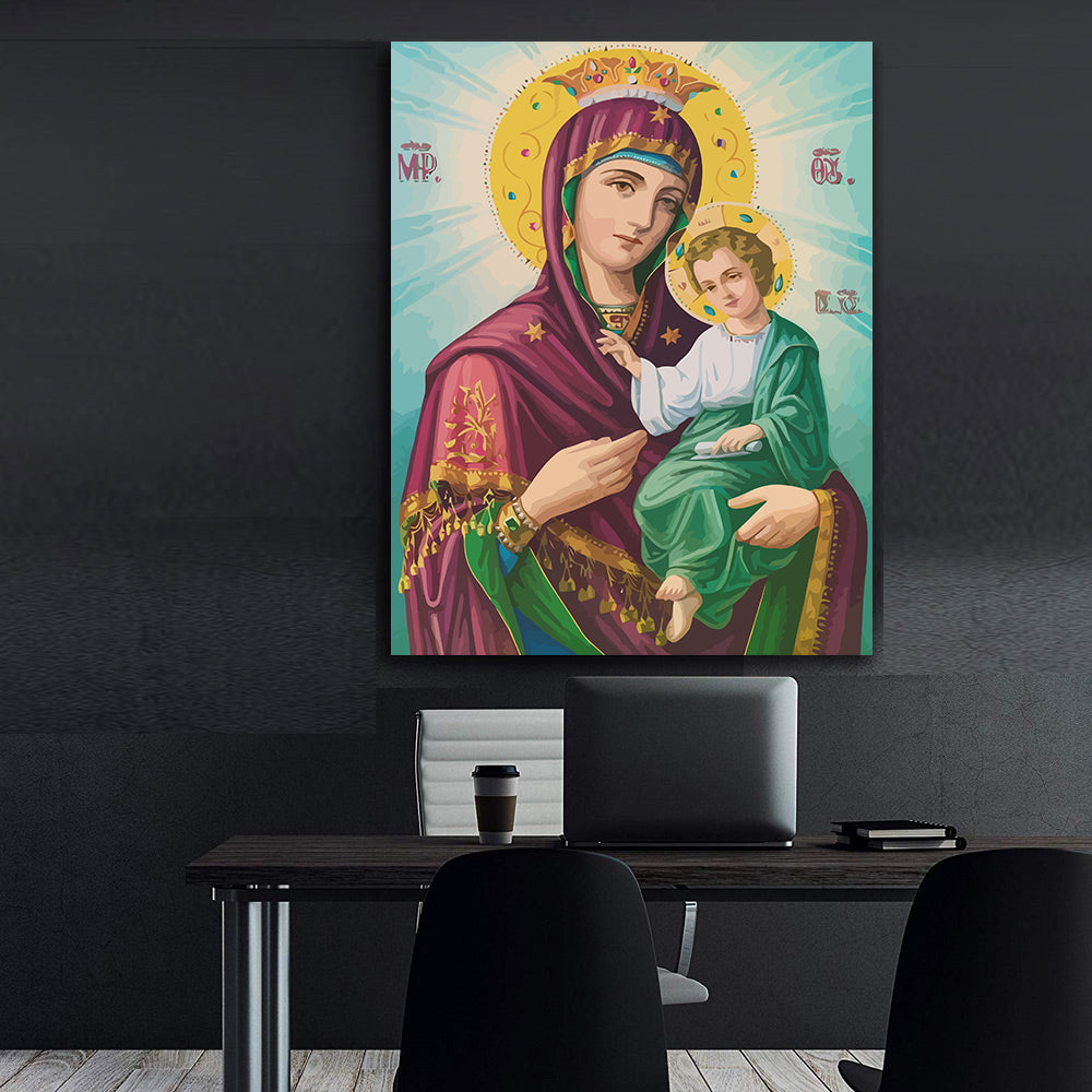 Set Pictură pe numere – Maica Domnului 6031