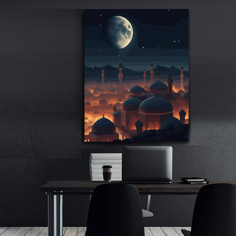 Set Pictură pe numere – Oraș Cu Moschee 6239