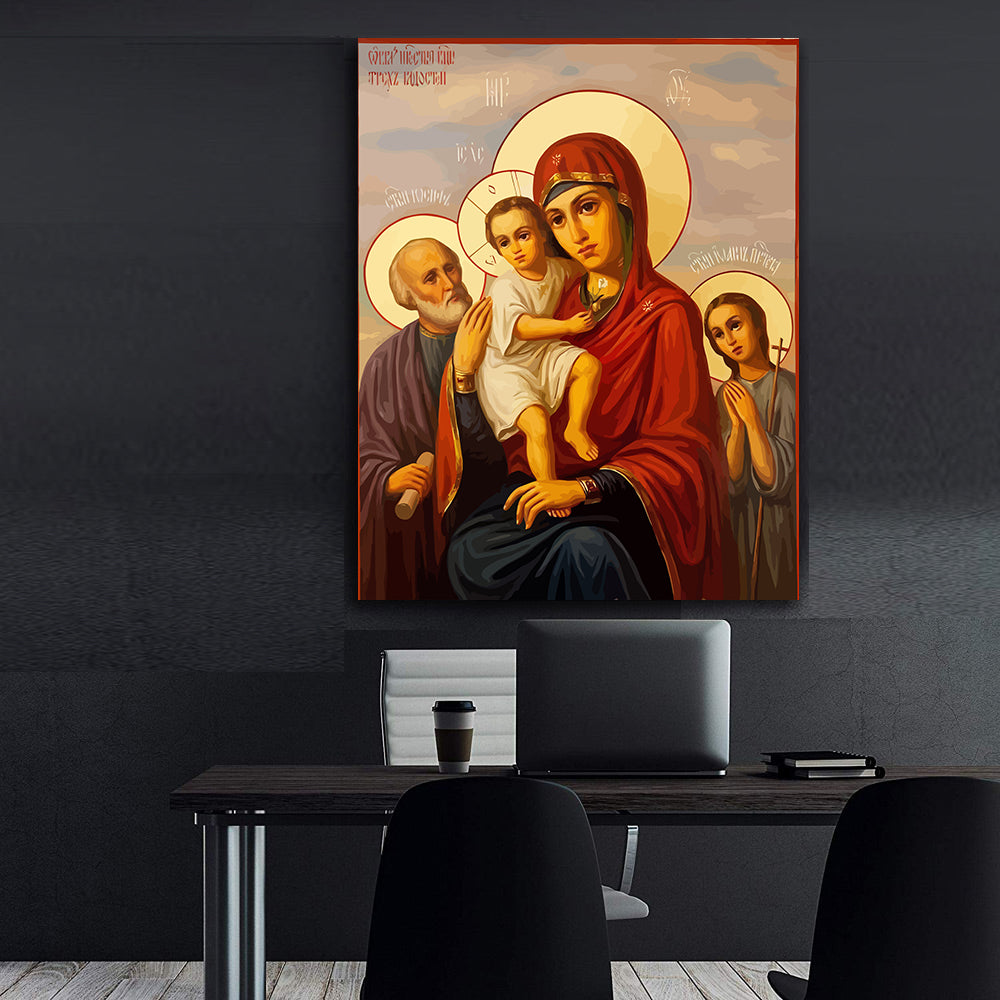 Set Pictură pe numere – Sfânta Maria Și Isus Hristos 6014