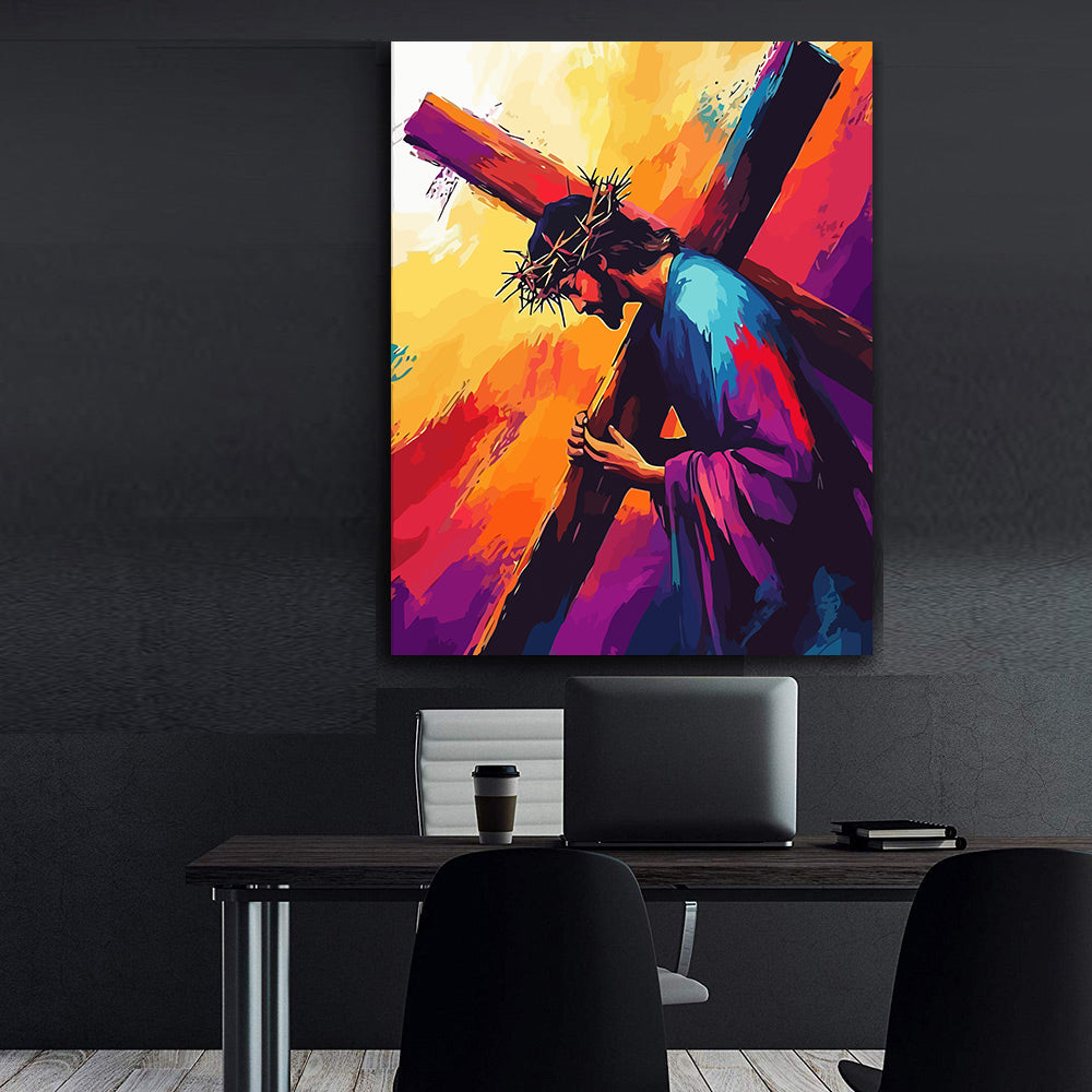 Set Pictură pe numere – Drumul Crucii 6287