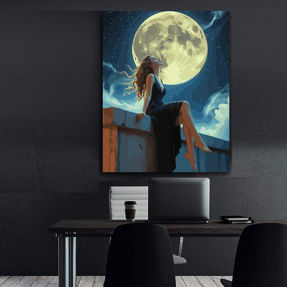 Set Pictură pe numere – De Vorbă Cu Luna 6431