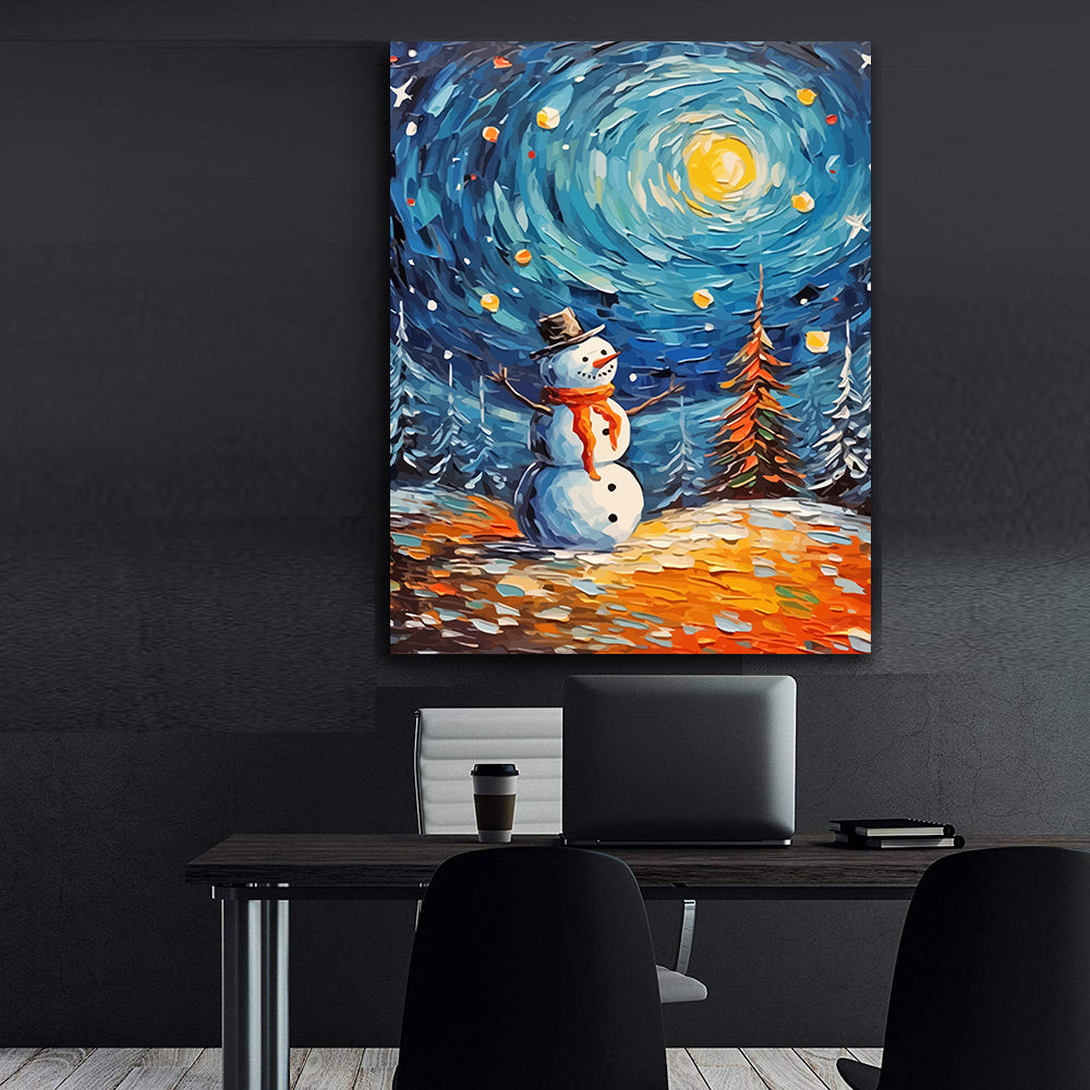 Set Pictură pe numere – Om De Zăpadă 6127