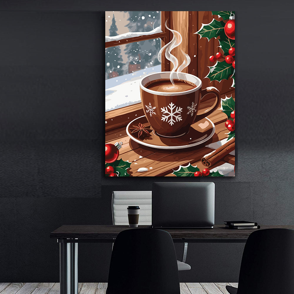 Set Pictură pe numere – Ciocolată Caldă 6151